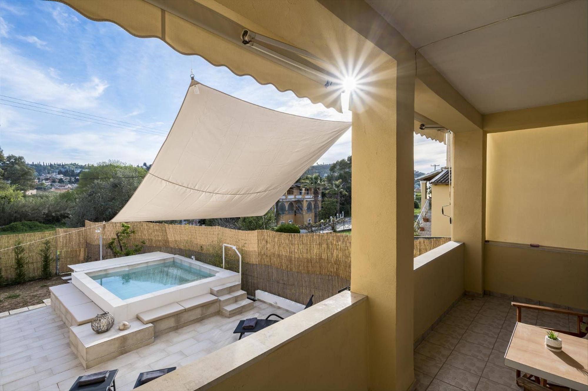 Villa Nina With Private Plunge Pool, 5Km To Corfu Town 外观 照片
