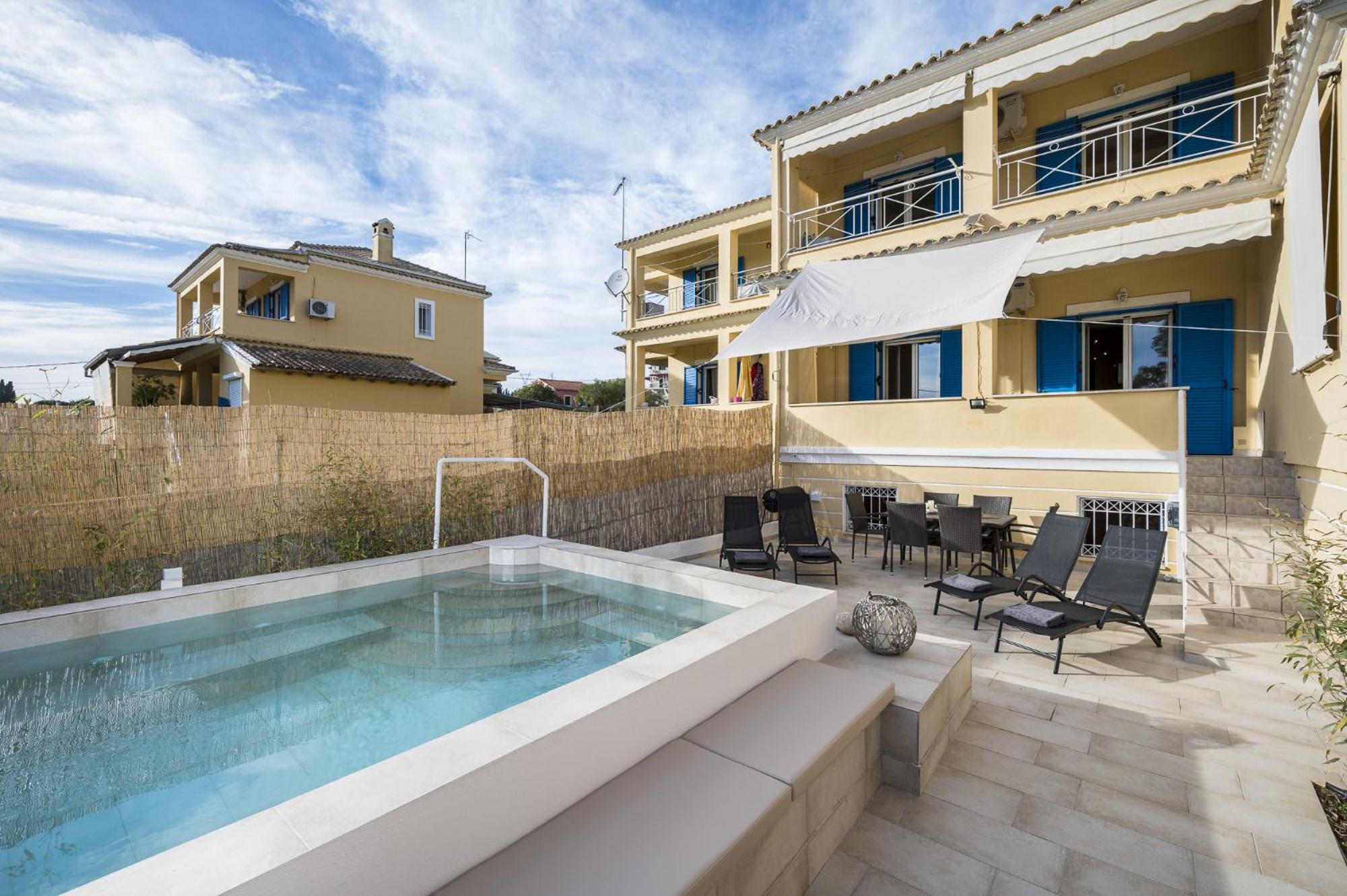 Villa Nina With Private Plunge Pool, 5Km To Corfu Town 外观 照片